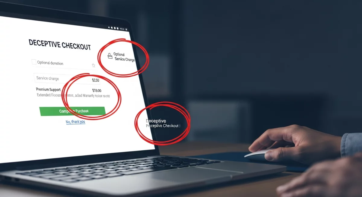 Définition dark patterns : comprendre les interfaces truquées du web Photos par Gemini